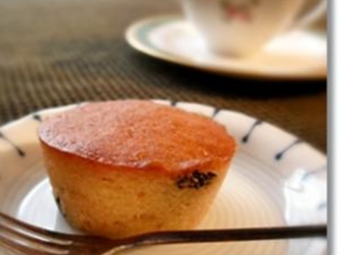 混ぜるだけ・・のレーズンケーキ